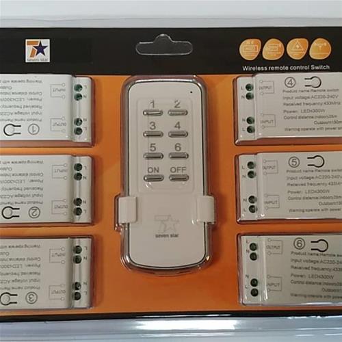 ریموت کنترل روشنایی 12 کاناله مجزا TBN