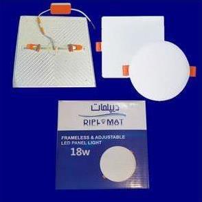 پنل 18 وات اسلیم مربعی دیپلمات مهتابیDIPLOMAT