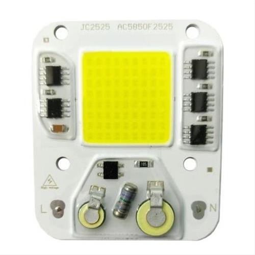 چیپ پروژکتور 50 وات COB  با برق 12 ولت خودرو