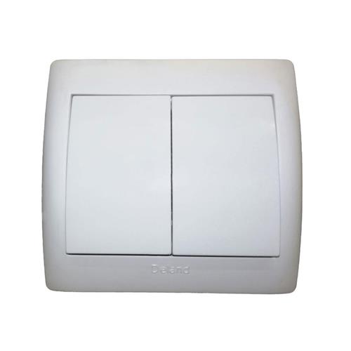 کلید دو پل توکار دلند مدل آریا