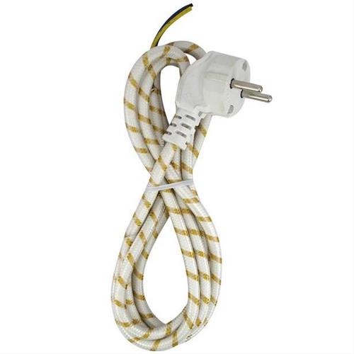 سیم دو شاخه اطو ارت دار 2 متری