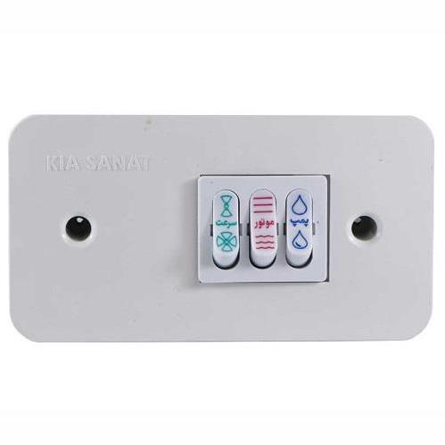 کلید کولر آبی روکار با کاور