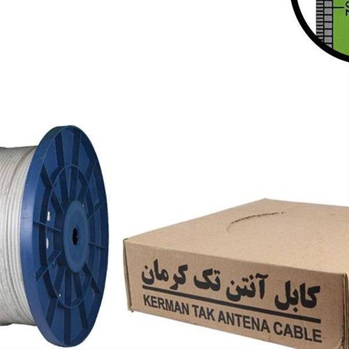 کابل و سیم آنتن تک کرمان با مغز مس حلقه 100 متری